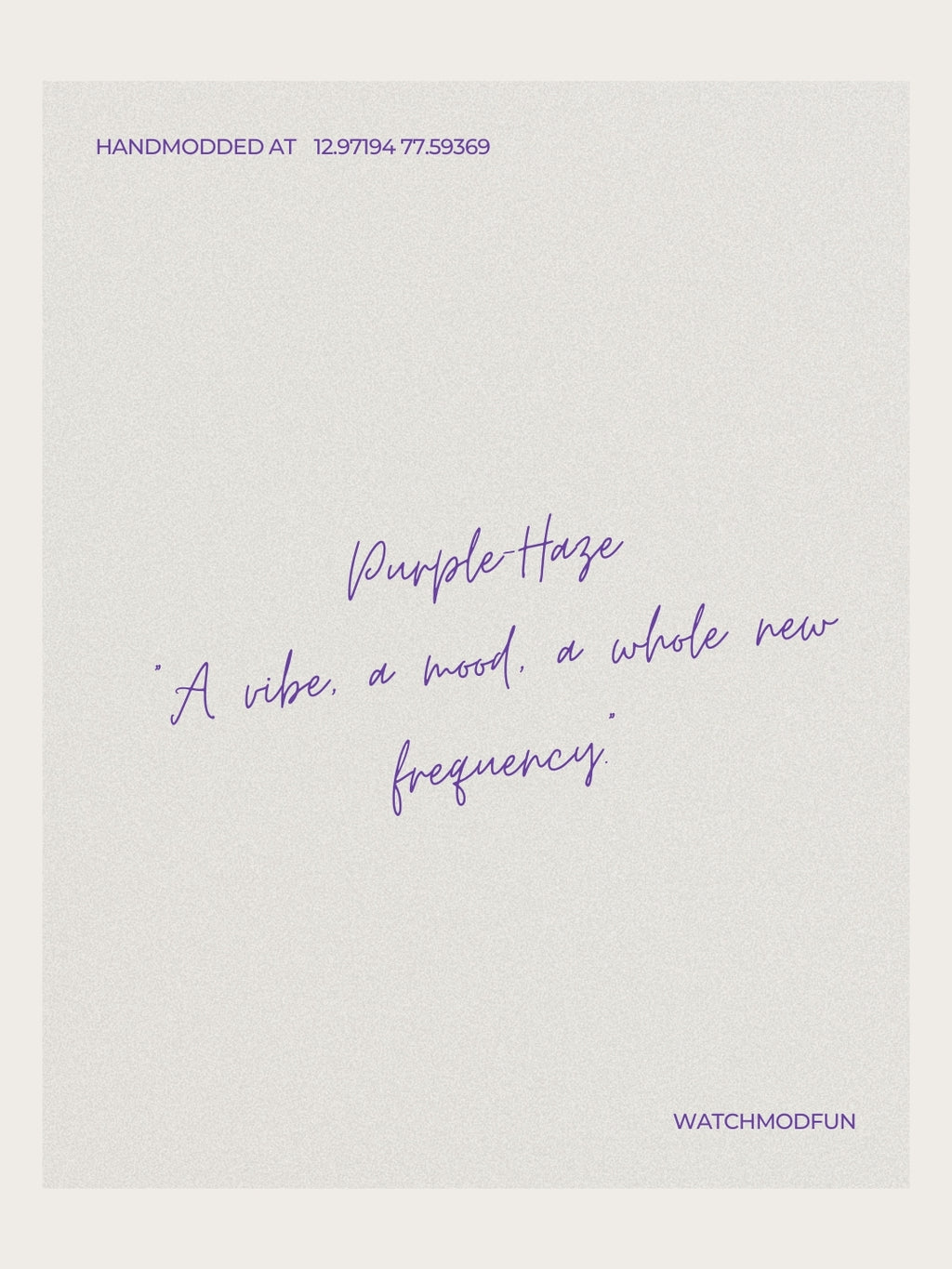 Cult Classic - Purple haze