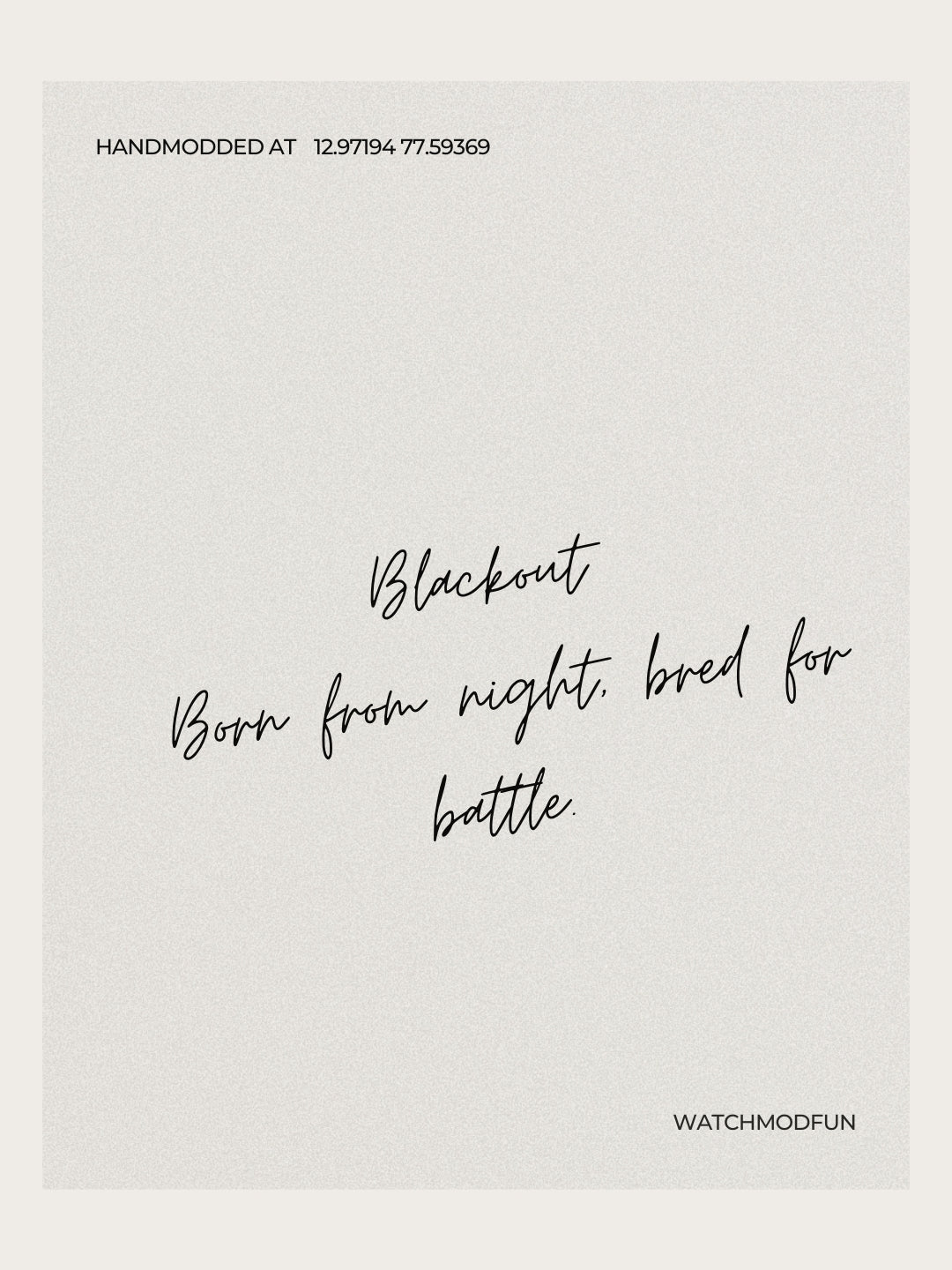 The Classic Cult - Blackout